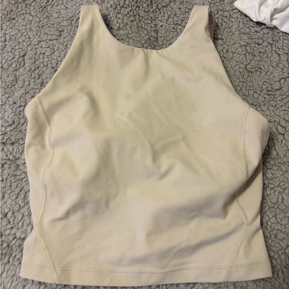 lululemon athletica Cream Tank Top